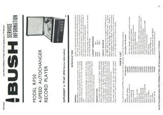 Bush-RP50_RP60(BushManual-TP1683)-1967.Gram.Supplement to TP1649 preview